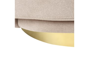 Lenestol Lejre Taupe/gull - Taupe/gull - Møbler - Stoler - Lenestoler - Klubblenestol