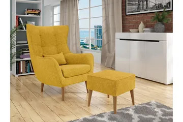 Lenestol LORD med Fotskammel - Møbler - Stoler - Lenestoler