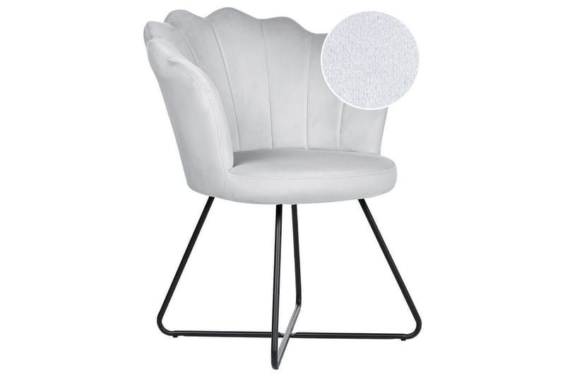 Lenestol Lovelock, Grå, svart/Fløyel