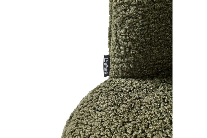 Lenestol Lovelock - Mørk grønn, svart/bouclé, Mørkegrønn, svart/bouclé - Møbler - Stoler - Lenestoler - Lenestol uten armlene