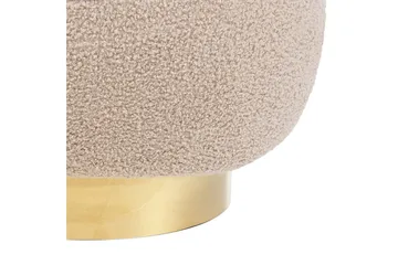 Lenestol Loviisa - Beige, gull - Møbler - Stoler - Lenestoler - Lenestol uten armlene