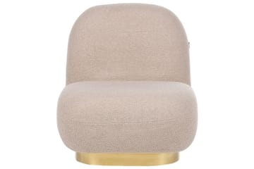 Lenestol Loviisa - Beige, gull - Møbler - Stoler - Lenestoler - Lenestol uten armlene