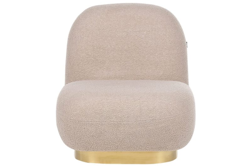 Lenestol Loviisa - Beige, gull - Møbler - Stoler - Lenestoler - Lenestol uten armlene