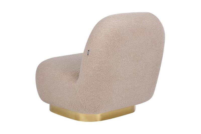 Lenestol Loviisa - Beige, gull - Møbler - Stoler - Lenestoler - Lenestol uten armlene