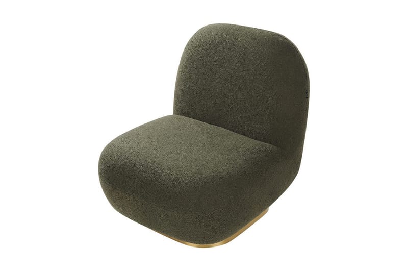 Lenestol Loviisa - Grønn, gull, Grønt, gull - Møbler - Stoler - Lenestoler - Lenestol uten armlene