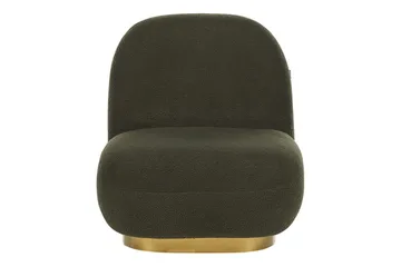 Lenestol Loviisa - Grønn, gull, Grønt, gull - Møbler - Stoler - Lenestoler - Lenestol uten armlene