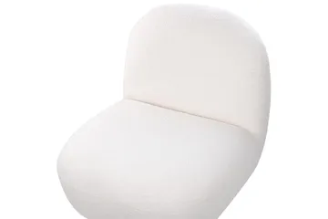 Lenestol Loviisa - Hvit, gull - Møbler - Stoler - Lenestoler - Lenestol uten armlene