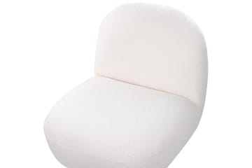 Lenestol Loviisa - Hvit, gull - Møbler - Stoler - Lenestoler - Lenestol uten armlene