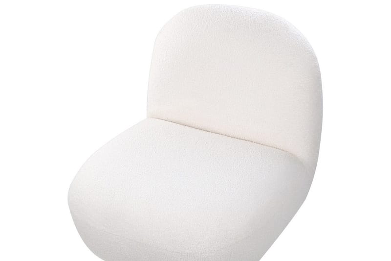 Lenestol Loviisa - Hvit, gull - Møbler - Stoler - Lenestoler - Lenestol uten armlene