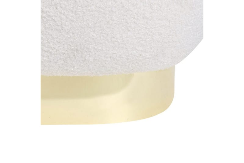 Lenestol Loviisa - Hvit, gull - Møbler - Stoler - Lenestoler - Lenestol uten armlene