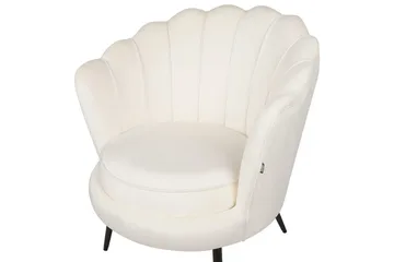 Lenestol Lovikka Hvit/Svart - Hvit/Svart - Møbler - Stoler - Lenestoler