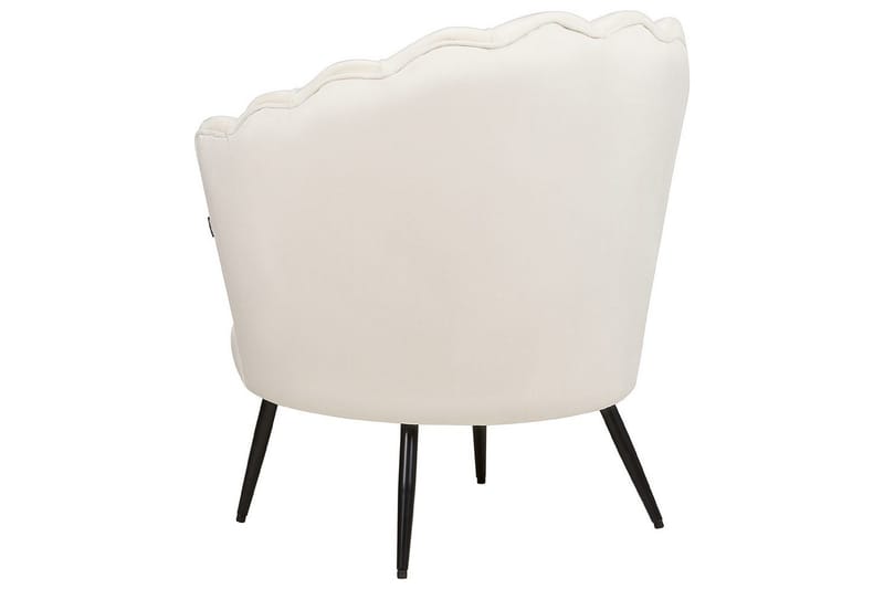 Lenestol Lovikka Hvit/Svart - Hvit/Svart - Møbler - Stoler - Lenestoler