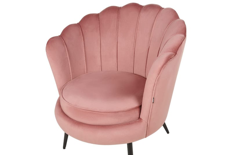 Lenestol Lovikka Rosa/Svart - Rosa/Svart - Møbler - Stoler - Lenestoler - Howard lenestol