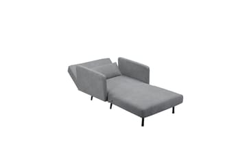 Lenestol Mallory Antrasitt - Antrasitt - Møbler - Stoler - Lenestoler - Sengestol