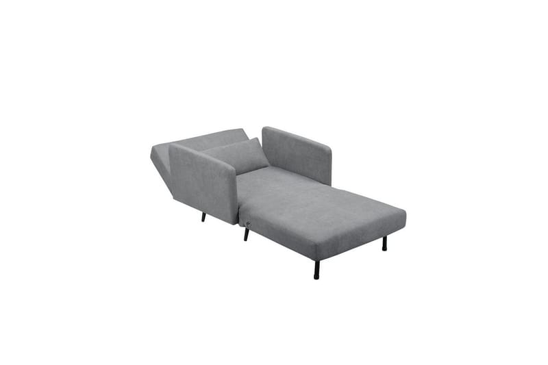 Lenestol Mallory Antrasitt - Antrasitt - Møbler - Stoler - Lenestoler - Sengestol