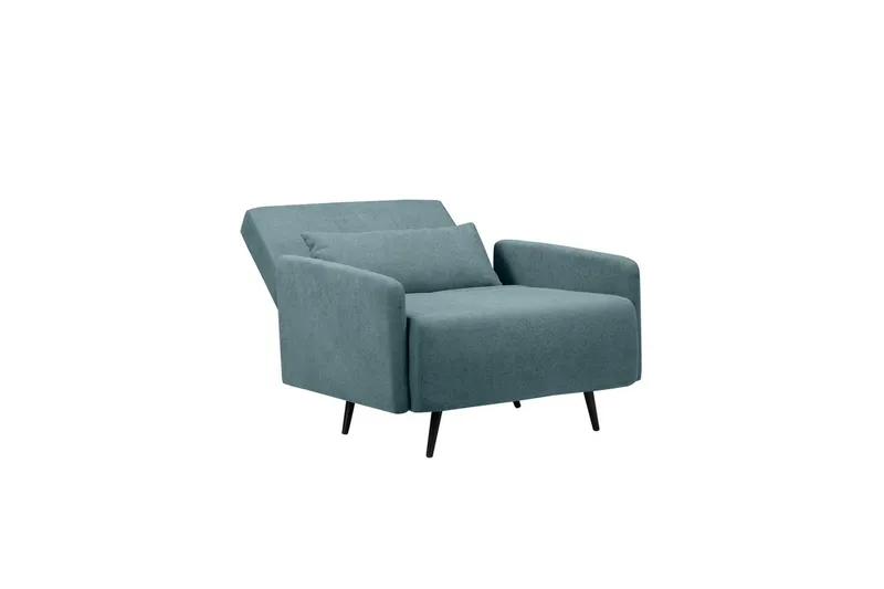 Lenestol Mallory Petrol - Petrol - Møbler - Stoler - Lenestoler - Sengestol