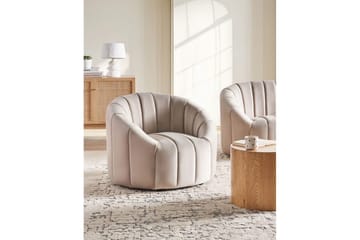 Lenestol Malung - Beige - Møbler - Stoler - Lenestoler - Lenestol uten armlene