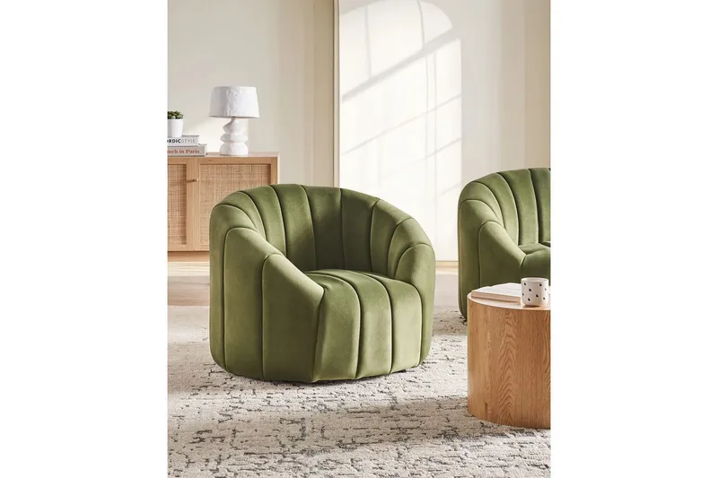 Lenestol Malung - Grønn - Møbler - Stoler - Lenestoler - Lenestol uten armlene