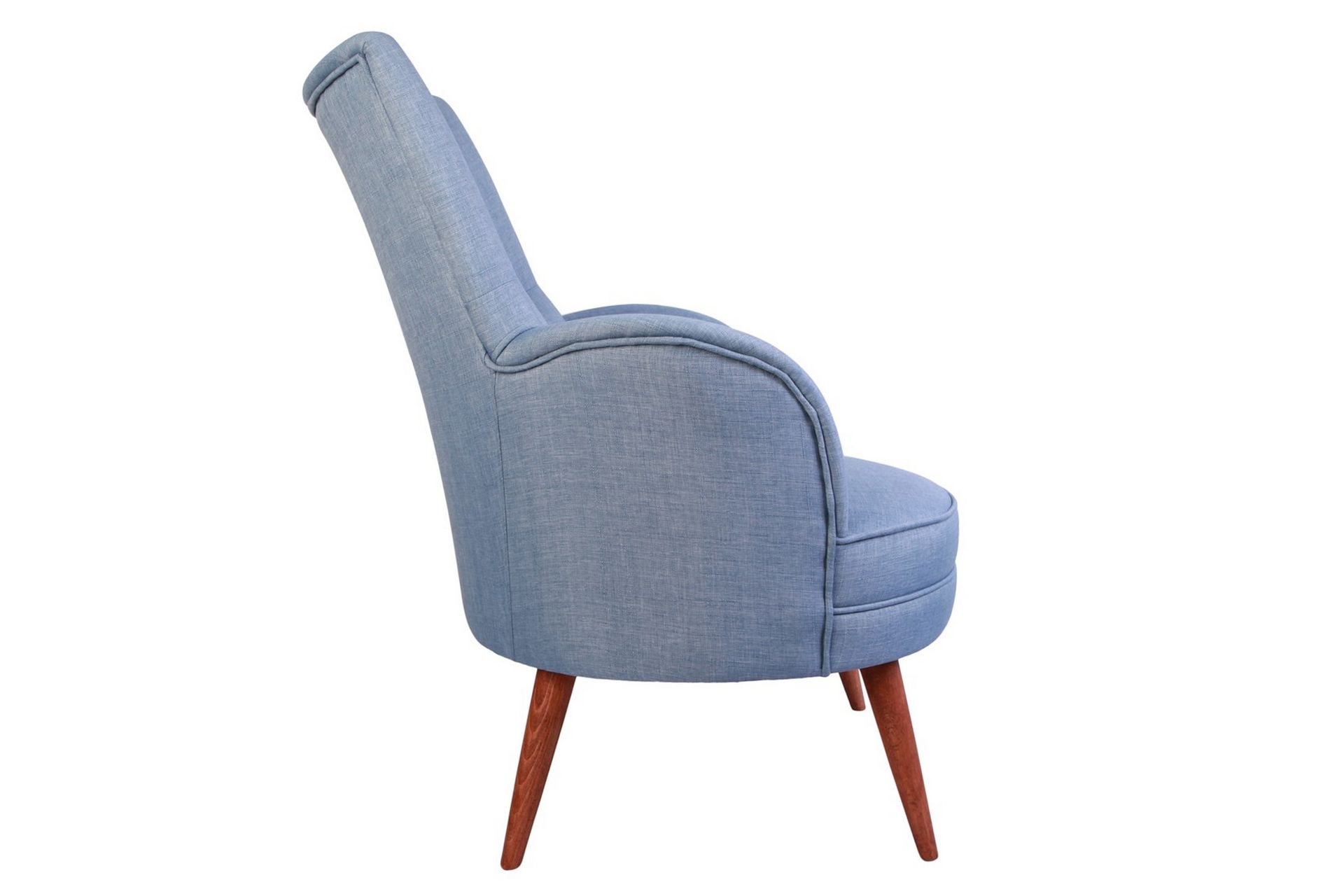 Lenestol Mccalib med Armlene - Blå - Møbler - Stoler - Lenestoler