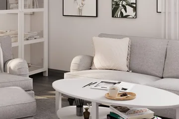 Howard Classic Lenestol med Fotskammel - Grå - Møbler - Stoler - Lenestoler - Howard lenestol