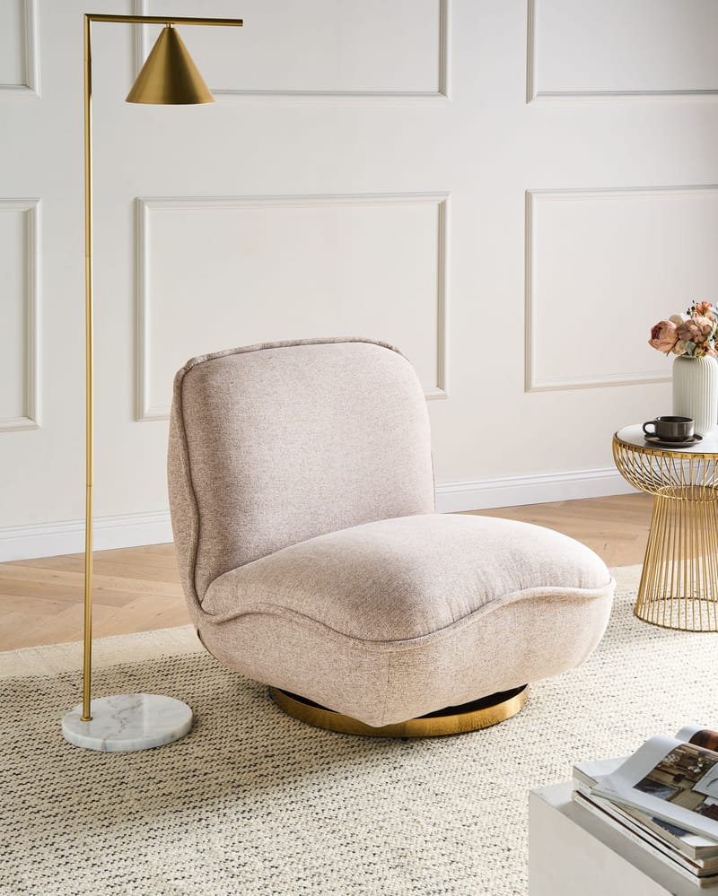 Lenestol Muren - Beige - Møbler - Stoler - Lenestoler - Svingstol
