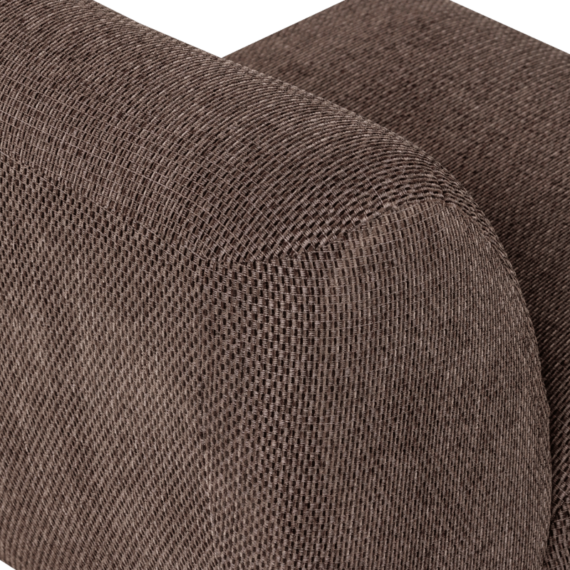 Lenestol Nomu - Brun melange - Møbler - Stoler - Lenestoler - Lenestol uten armlene