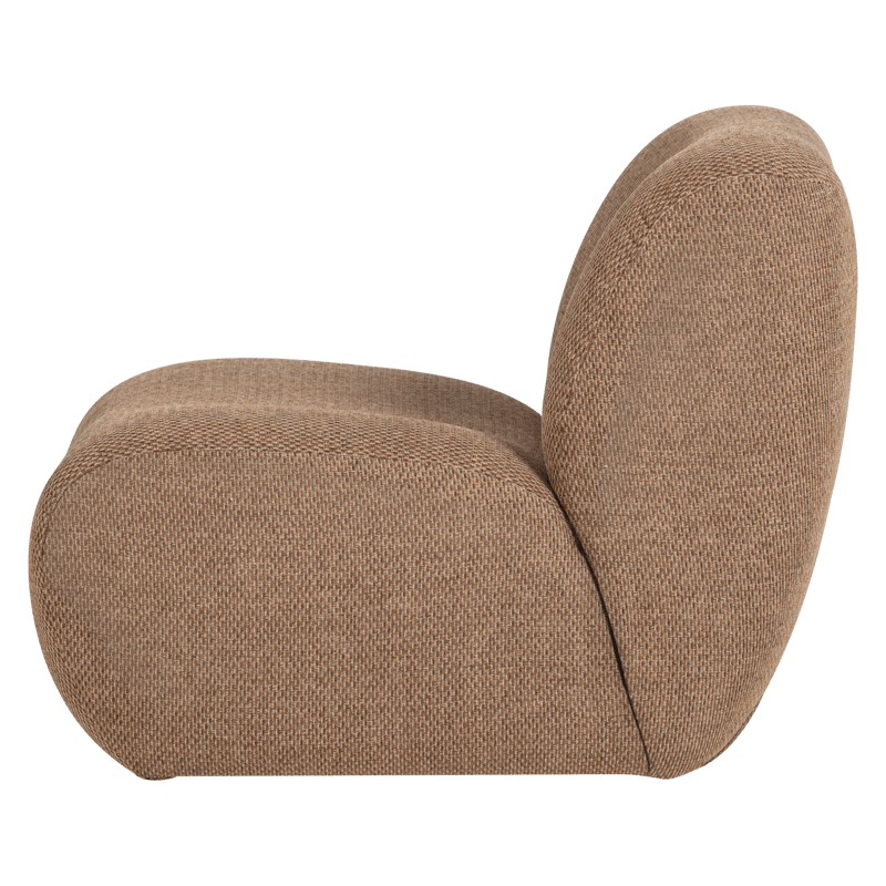 Lenestol Nomu - Lys brun melange - Møbler - Stoler - Lenestoler - Lenestol uten armlene