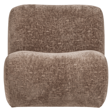 Lenestol Nomu - Lys brun - Møbler - Stoler - Lenestoler - Lenestol uten armlene