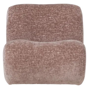 Lenestol Nomu - Lys rosa - Møbler - Stoler - Lenestoler - Lenestol uten armlene