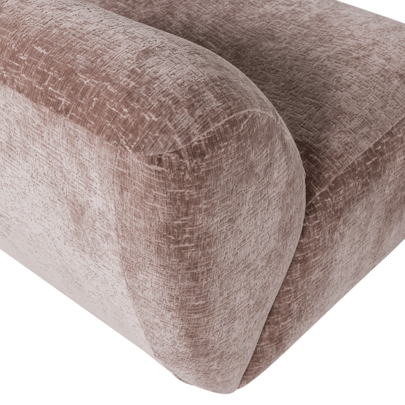 Lenestol Nomu - Lys rosa - Møbler - Stoler - Lenestoler - Lenestol uten armlene