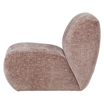 Lenestol Nomu - Lys rosa - Møbler - Stoler - Lenestoler - Lenestol uten armlene