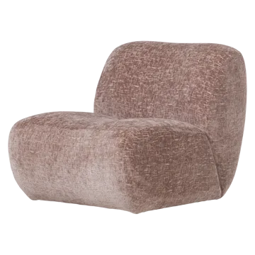 Lenestol Nomu - Lys rosa - Møbler - Stoler - Lenestoler - Lenestol uten armlene