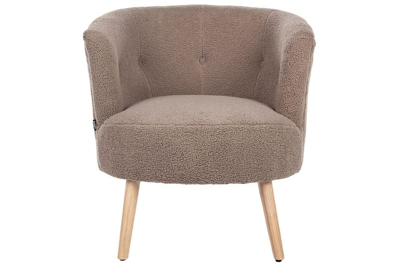 Lenestol Odenzen Brunt/lyst tre - Brunt/lyst tre - Møbler - Stoler - Lenestoler - Lenestol uten armlene