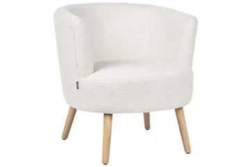 Lenestol Odenzen Hvit/lyst tre - Hvit/lyst tre - Møbler - Stoler - Lenestoler - Lenestol uten armlene