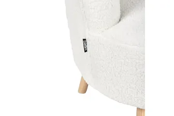 Lenestol Odenzen Hvit/lyst tre - Hvit/lyst tre - Møbler - Stoler - Lenestoler - Lenestol uten armlene