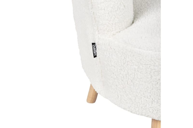 Lenestol Odenzen Hvit/lyst tre - Hvit/lyst tre - Møbler - Stoler - Lenestoler - Lenestol uten armlene