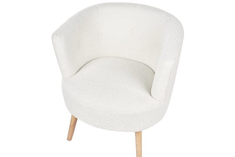 Lenestol Odenzen Hvit/lyst tre - Hvit/lyst tre - Møbler - Stoler - Lenestoler - Lenestol uten armlene