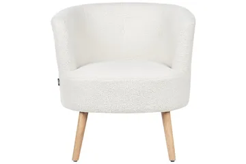 Lenestol Odenzen Hvit/lyst tre - Hvit/lyst tre - Møbler - Stoler - Lenestoler - Lenestol uten armlene