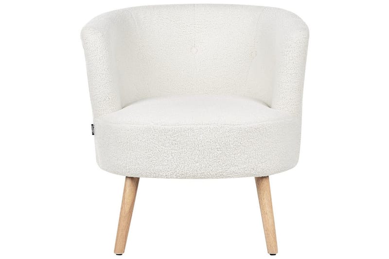 Lenestol Odenzen Hvit/lyst tre - Hvit/lyst tre - Møbler - Stoler - Lenestoler - Lenestol uten armlene