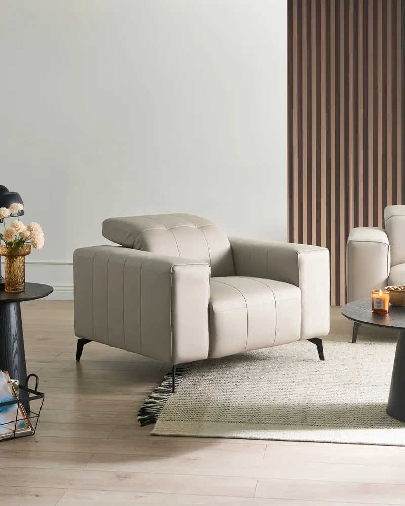 Lenestol Ommel - Lys beige - Møbler - Stoler - Lenestoler - Recliner