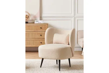 Lenestol Otsby - Beige, svart - Møbler - Stoler - Lenestoler - Lenestol uten armlene