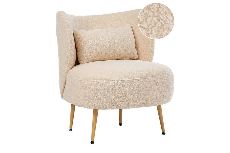 Lenestol Otsby II Beige/lyst tre - Beige/lyst tre - Møbler - Stoler - Lenestoler - Lenestol uten armlene