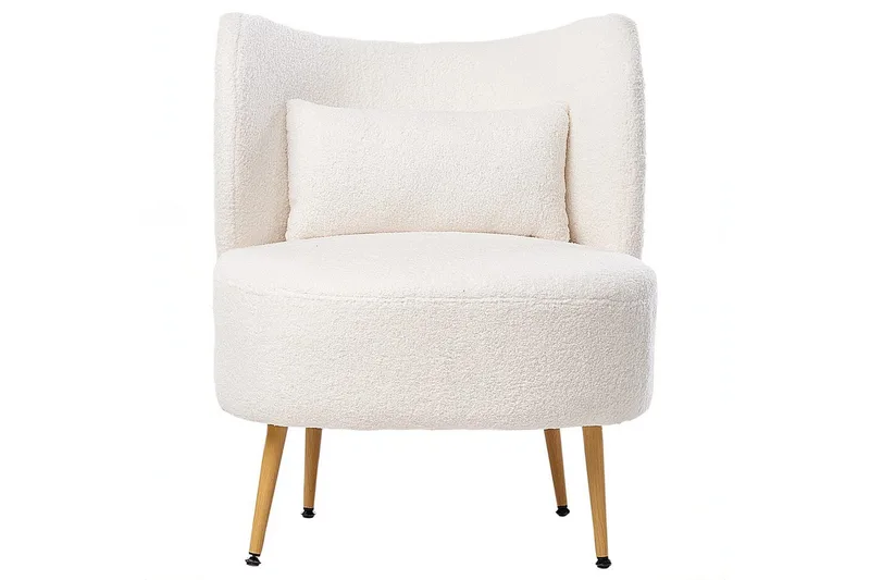 Lenestol Otsby II Hvit/lyst tre - Hvit/lyst tre - Møbler - Stoler - Lenestoler - Lenestol uten armlene