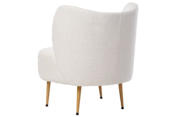 Lenestol Otsby II Hvit/lyst tre - Hvit/lyst tre - Møbler - Stoler - Lenestoler - Lenestol uten armlene