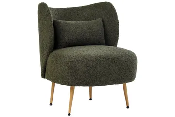 Lenestol Otsby II Mørk grønn/lyst tre - Mørk grønn/lyst tre - Møbler - Stoler - Lenestoler - Lenestol uten armlene