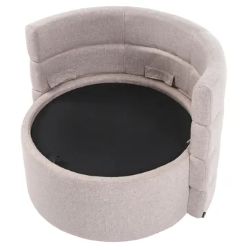 Lenestol Randers - Beige - Møbler - Stoler - Lenestoler - Klubblenestol