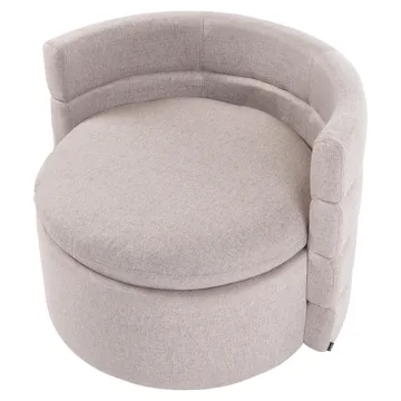 Lenestol Randers - Beige - Møbler - Stoler - Lenestoler - Klubblenestol