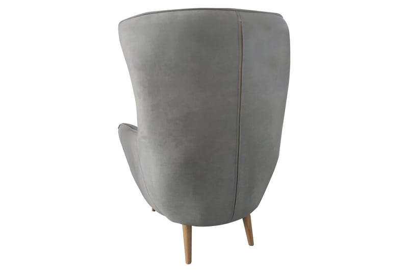 Lenestol - Röd - Møbler - Stoler - Lenestoler - Fløyelslenestol