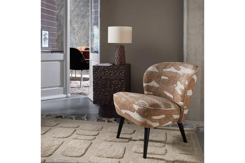 Lenestol Sara - Sand - Møbler - Stoler - Lenestoler - Lenestol uten armlene