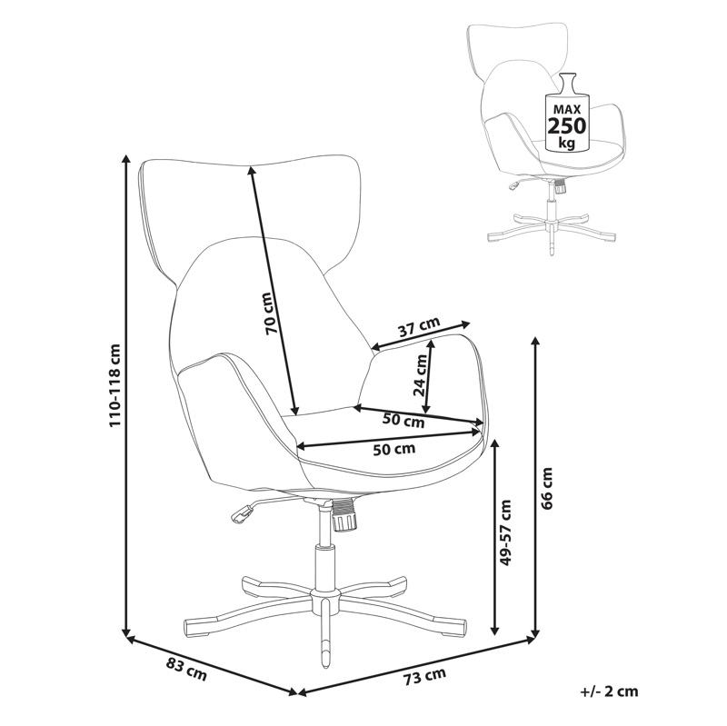 Lenestol Sonderby - Beige - Møbler - Stoler - Lenestoler - Recliner